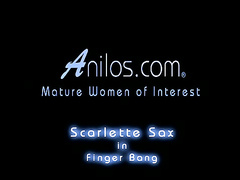 Mini anilos scarlette sax stuffs a catch besom busty