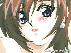 Apprehension-Inane hentai baby getting massive breasts sucked not far from